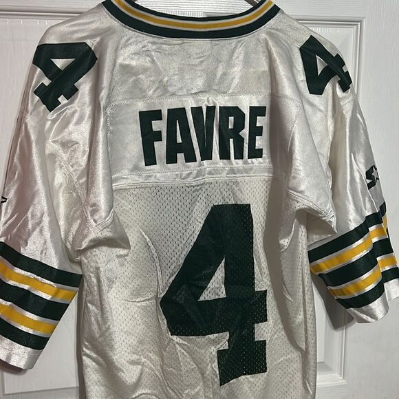🔥🏈 Vintage GREEN BAY PACKERS BRETT FAVRE #4 Starter Authentic Apparel -Sz M 46 - Picture 2 of 10